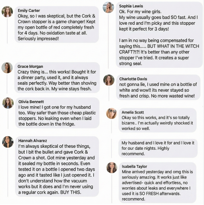 Cork & Crown 3-in-1 Electric Wine Set